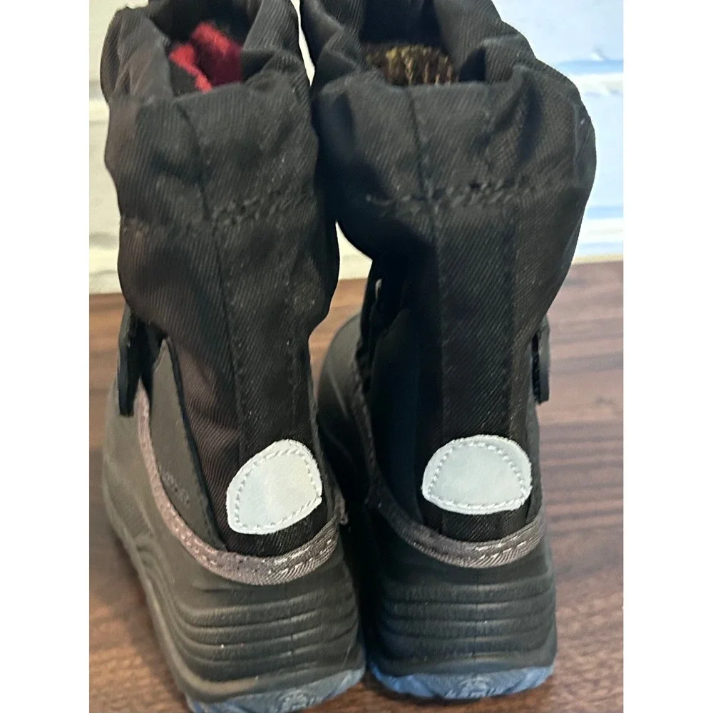 Kamik Kids Waterproof Winter Boots‎ Black Toddler Size 8 Waterbug Snow Rain Sled